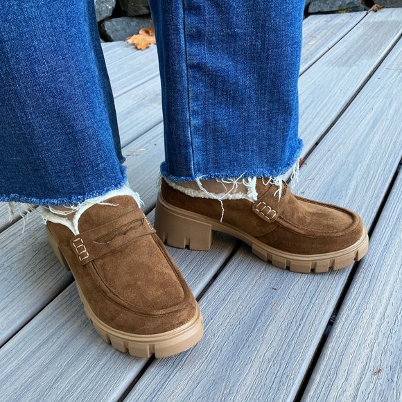 New Tan Slip On Loafers by Very G - Picture 5 of 6